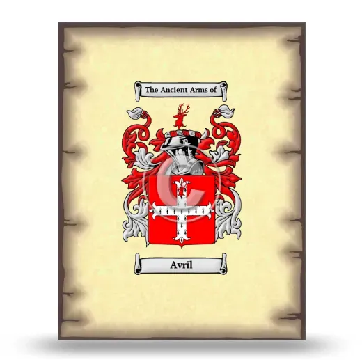 Avril Coat of Arms Print