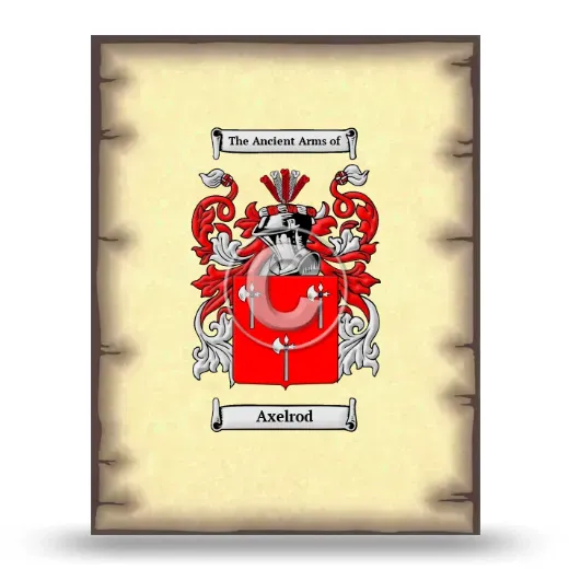 Axelrod Coat of Arms Print