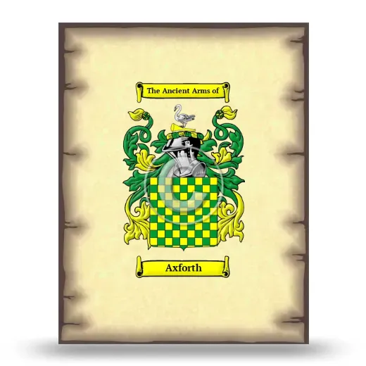 Axforth Coat of Arms Print