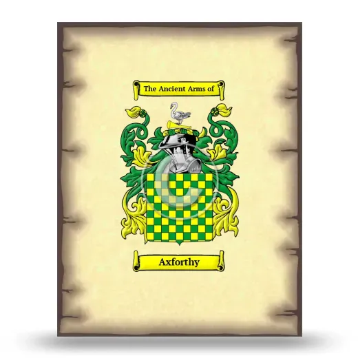 Axforthy Coat of Arms Print