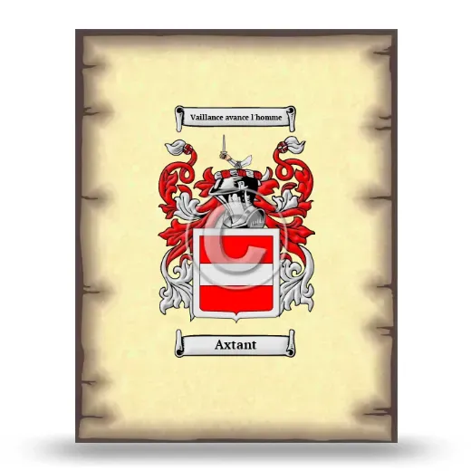 Axtant Coat of Arms Print