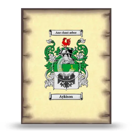 Aykison Coat of Arms Print