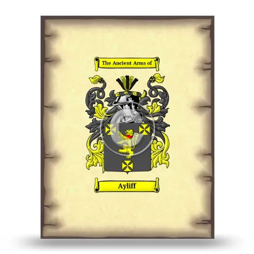 Ayliff Coat of Arms Print