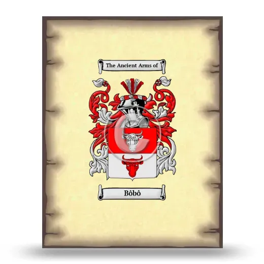 Bôbô Coat of Arms Print
