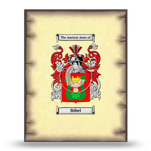 Böbel Coat of Arms Print