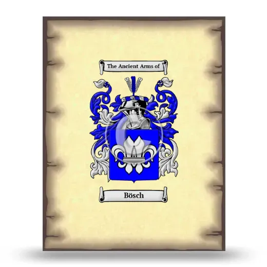 Bösch Coat of Arms Print
