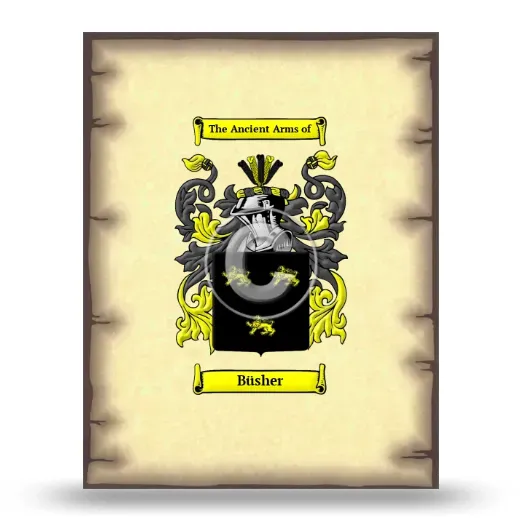 Büsher Coat of Arms Print
