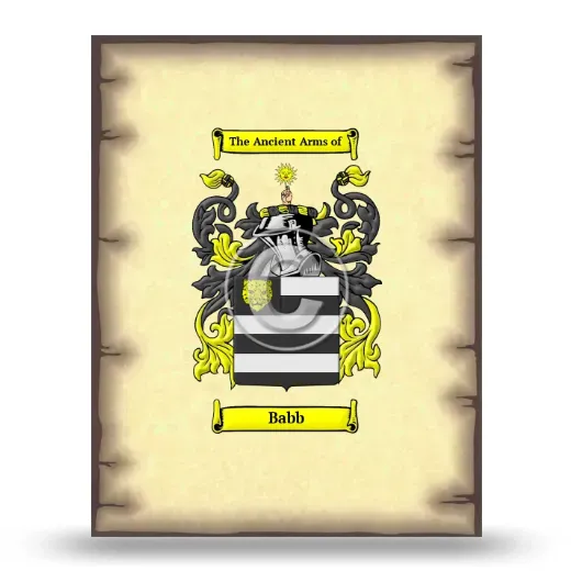 Babb Coat of Arms Print