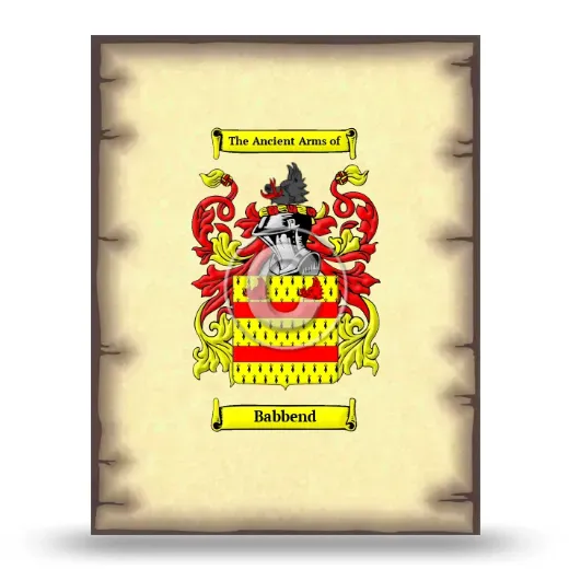 Babbend Coat of Arms Print