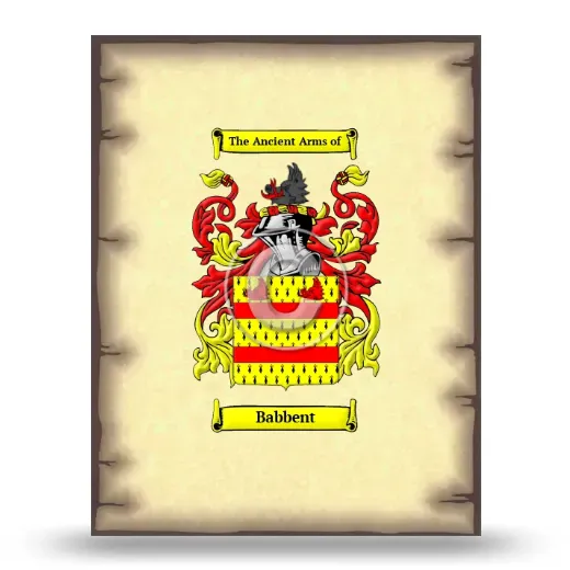 Babbent Coat of Arms Print