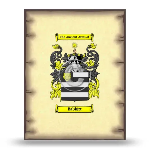 Babbitt Coat of Arms Print