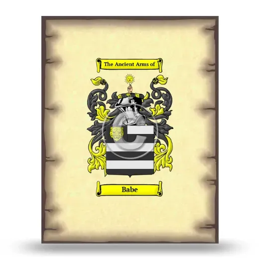 Babe Coat of Arms Print