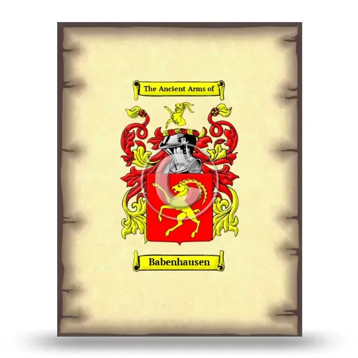 Babenhausen Coat of Arms Print