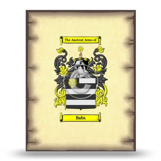 Babs Coat of Arms Print