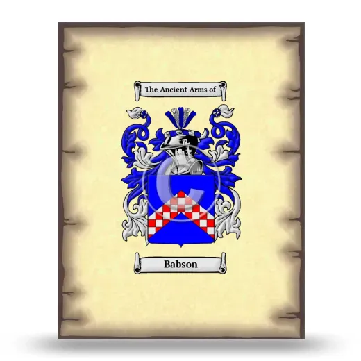 Babson Coat of Arms Print