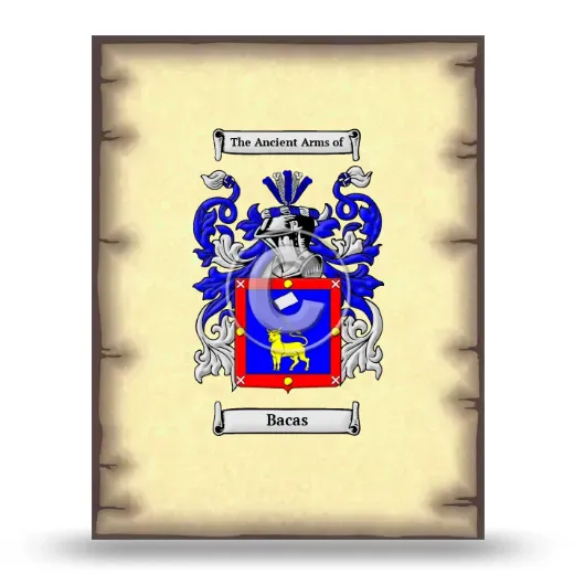 Bacas Coat of Arms Print