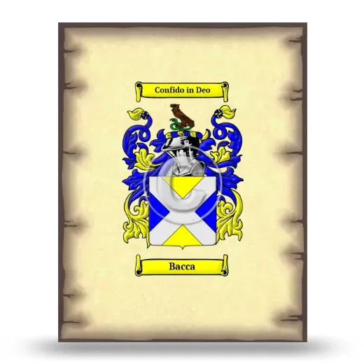 Bacca Coat of Arms Print