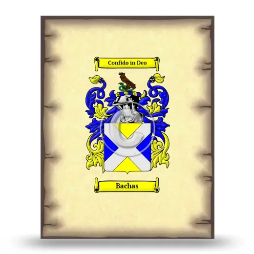 Bachas Coat of Arms Print