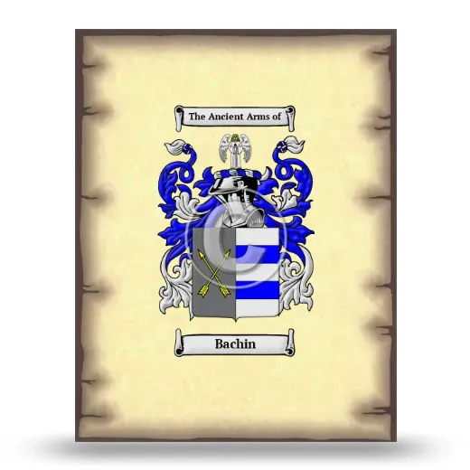 Bachin Coat of Arms Print