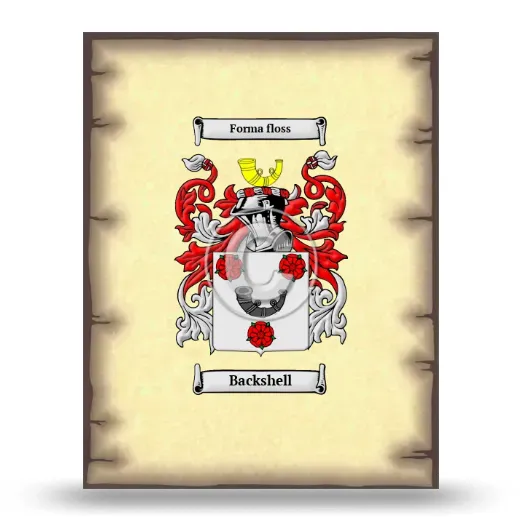 Backshell Coat of Arms Print