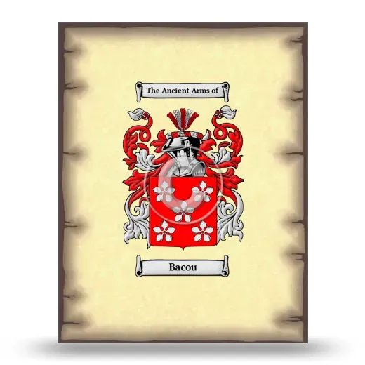 Bacou Coat of Arms Print