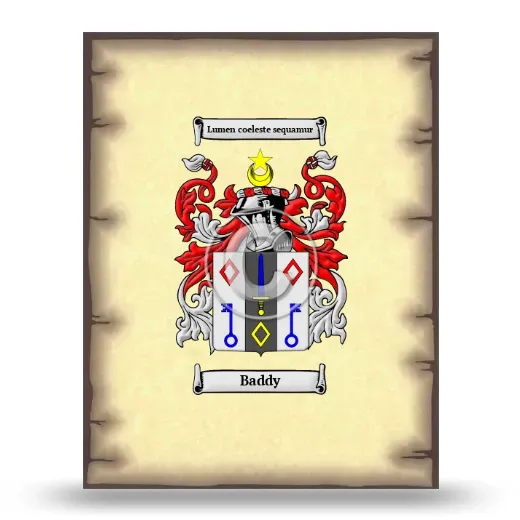 Baddy Coat of Arms Print