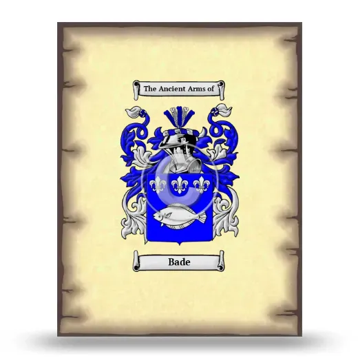 Bade Coat of Arms Print