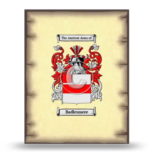 Badlesmere Coat of Arms Print
