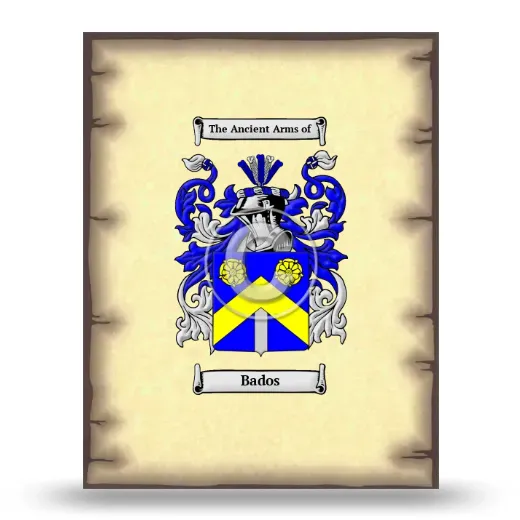 Bados Coat of Arms Print