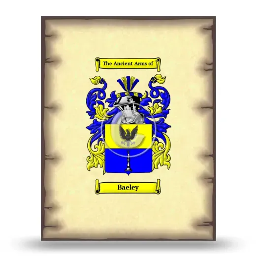 Baeley Coat of Arms Print