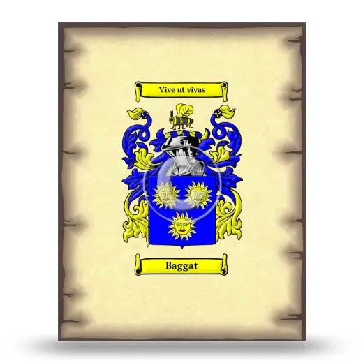 Baggat Coat of Arms Print