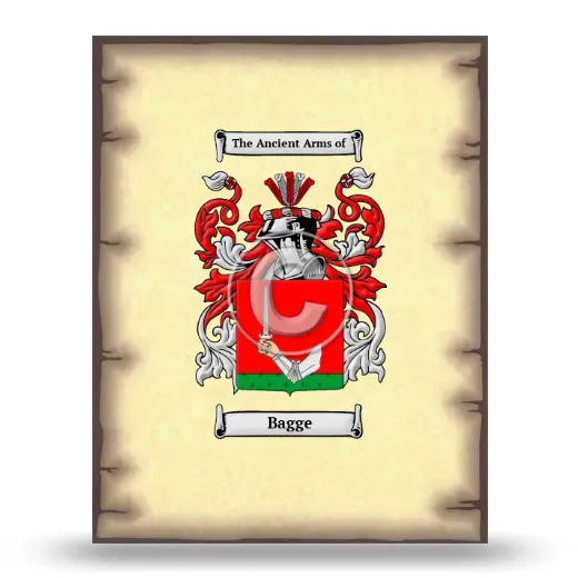 Bagge Coat of Arms Print