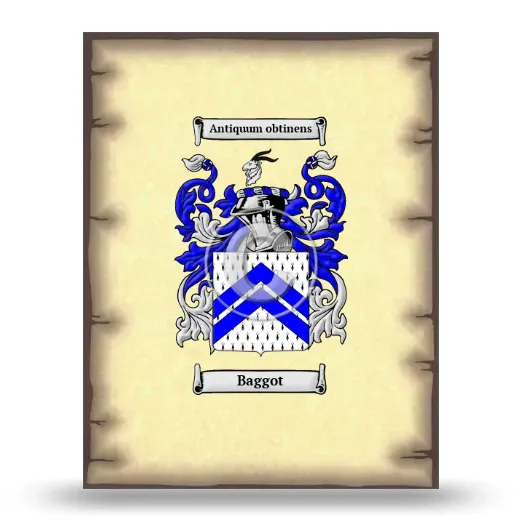 Baggot Coat of Arms Print