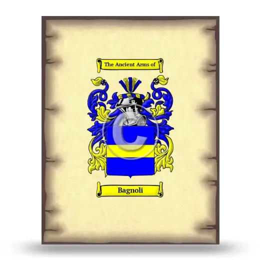 Bagnoli Coat of Arms Print