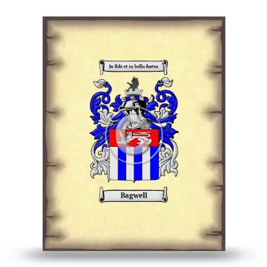 Bagwell Coat of Arms Print