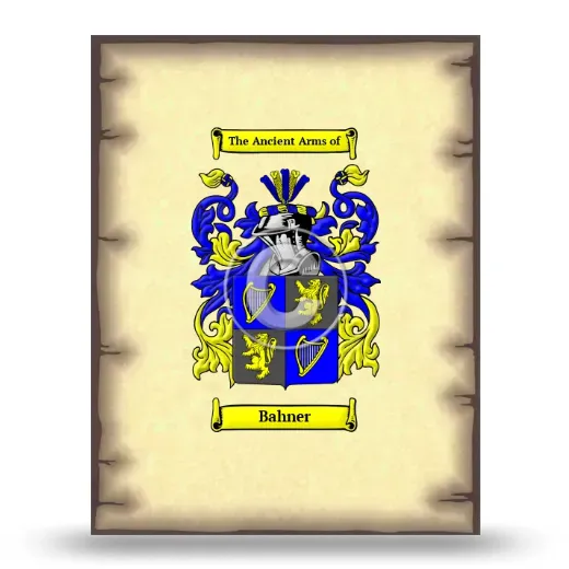 Bahner Coat of Arms Print