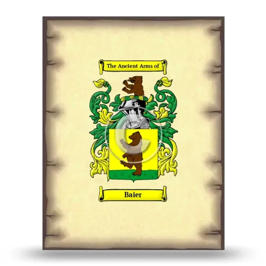 Baier Coat of Arms Print