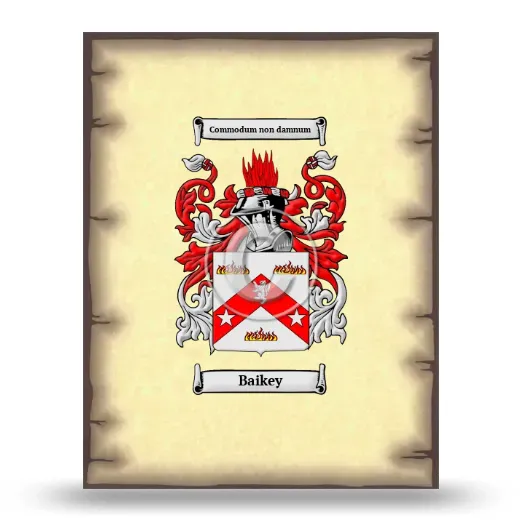 Baikey Coat of Arms Print