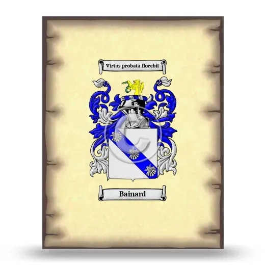 Bainard Coat of Arms Print