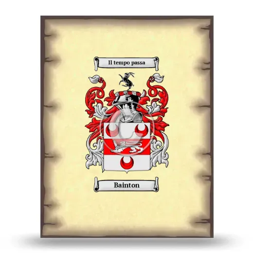 Bainton Coat of Arms Print
