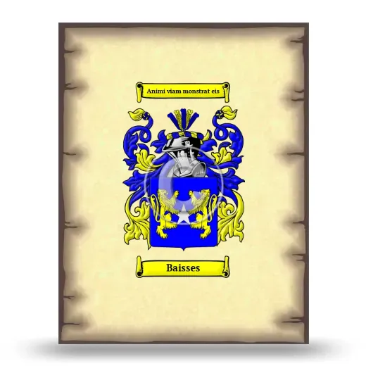 Baisses Coat of Arms Print