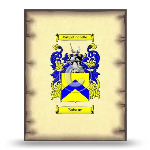 Baistar Coat of Arms Print