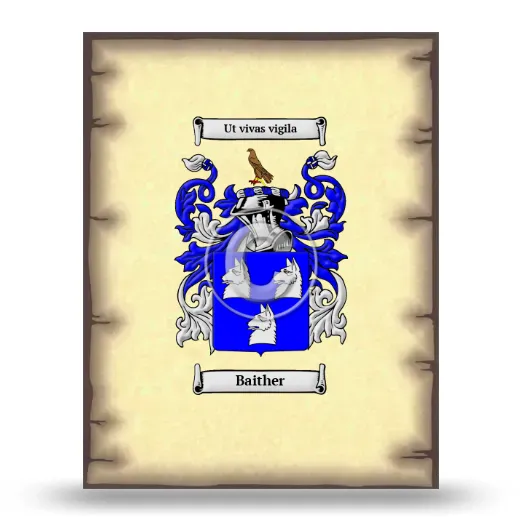 Baither Coat of Arms Print