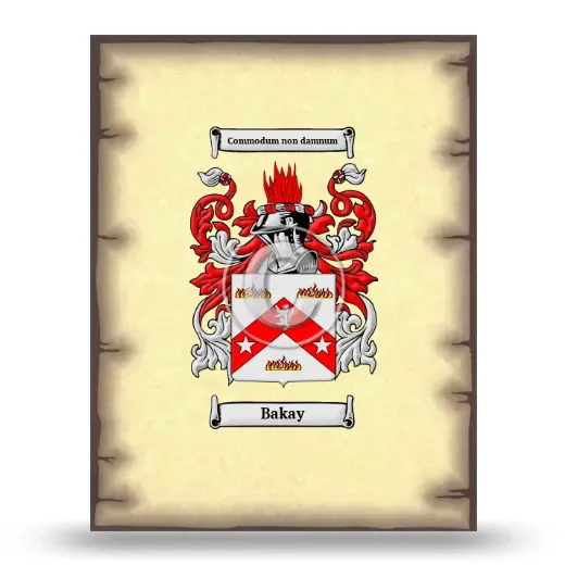 Bakay Coat of Arms Print
