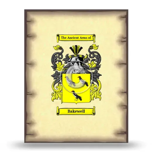 Bakewell Coat of Arms Print