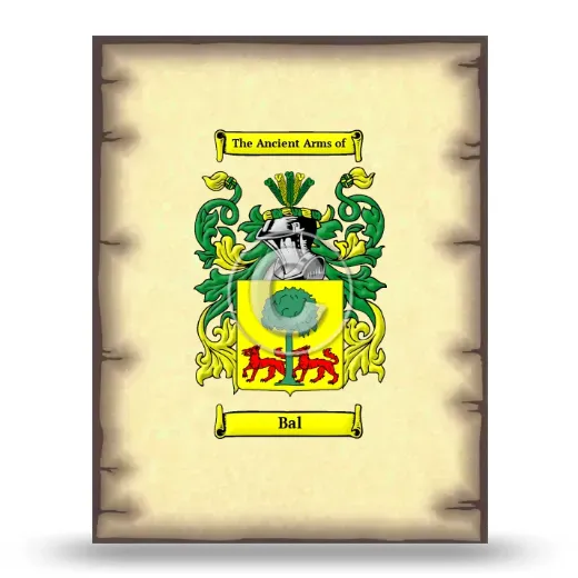 Bal Coat of Arms Print
