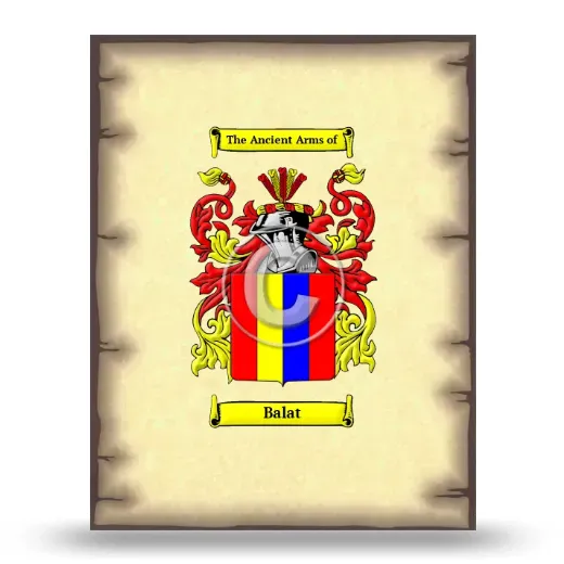 Balat Coat of Arms Print
