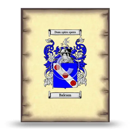 Balcam Coat of Arms Print