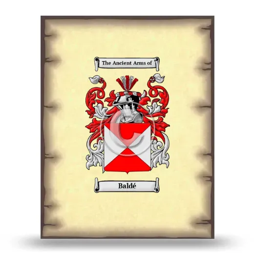 Baldé Coat of Arms Print