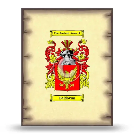 Baldovini Coat of Arms Print